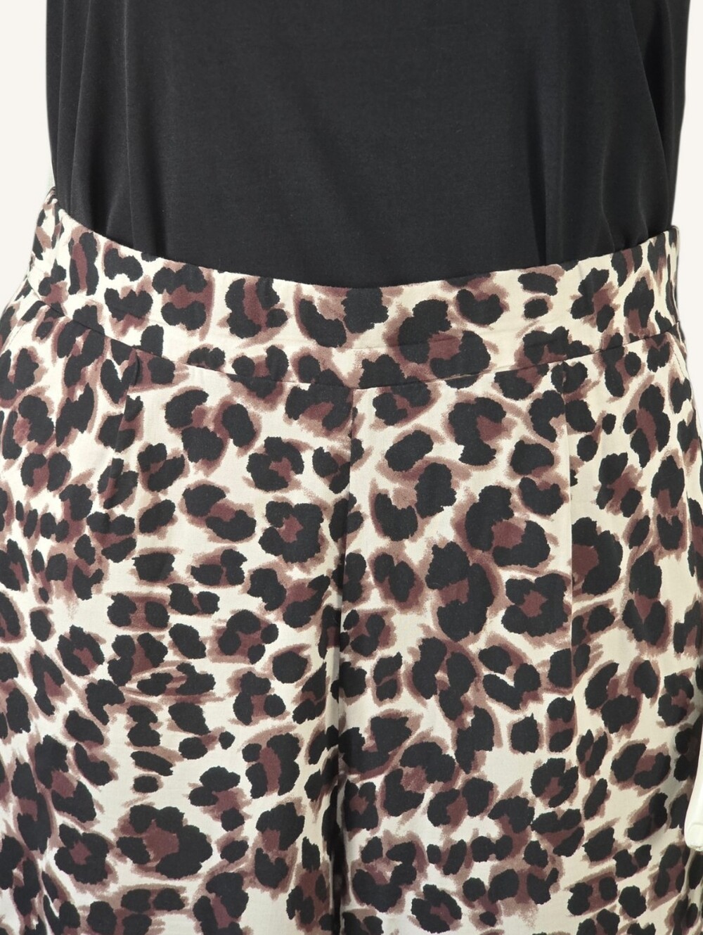 Torrid Leopard High Rise Wide Leg Pull On Pants Size 2 18/20 - Picture 6 of 11